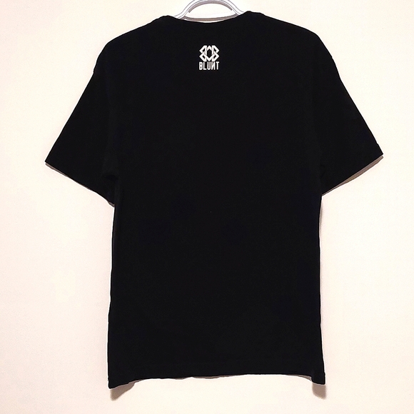 BLUNT Making A Mess Since Ever Black Short Sleeved Graphic T-shirt EUC Size M - Picture 6 of 11